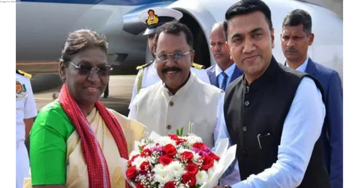 President Droupadi Murmu arrives in Goa on 3-day visit